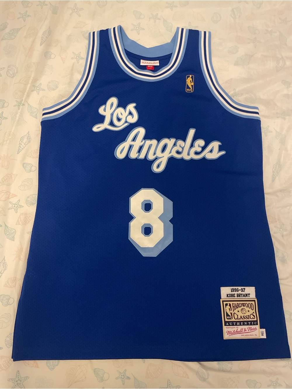 Mitchell & Ness Los Angeles Royal Blue Kobe Bryant #8 Hardwood Classics Jersey